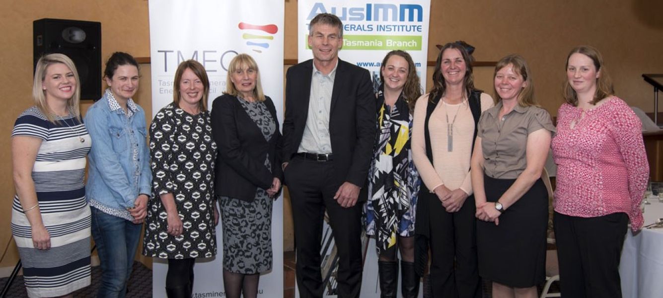 Bell Bay Aluminium employees scoop the pool at Women in Resources Awards