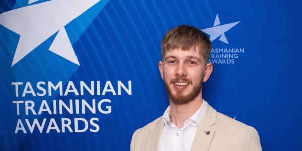 Jake Chilcott awarded 2023 Tasmanian Apprentice of the Year