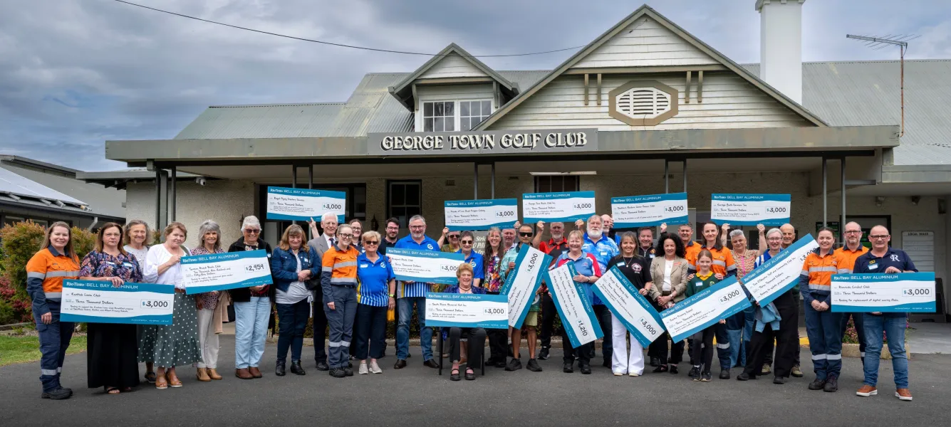 Bell Bay Aluminium invests more than $52,000 into Tasmanian communities