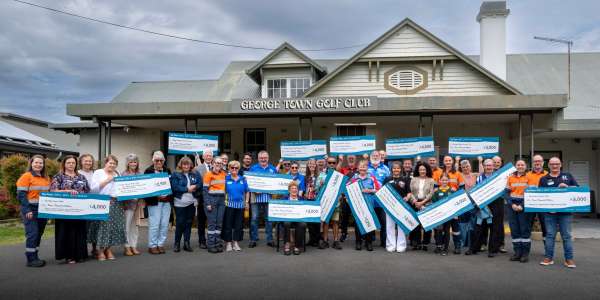 Bell Bay Aluminium invests more than $52,000 into Tasmanian communities