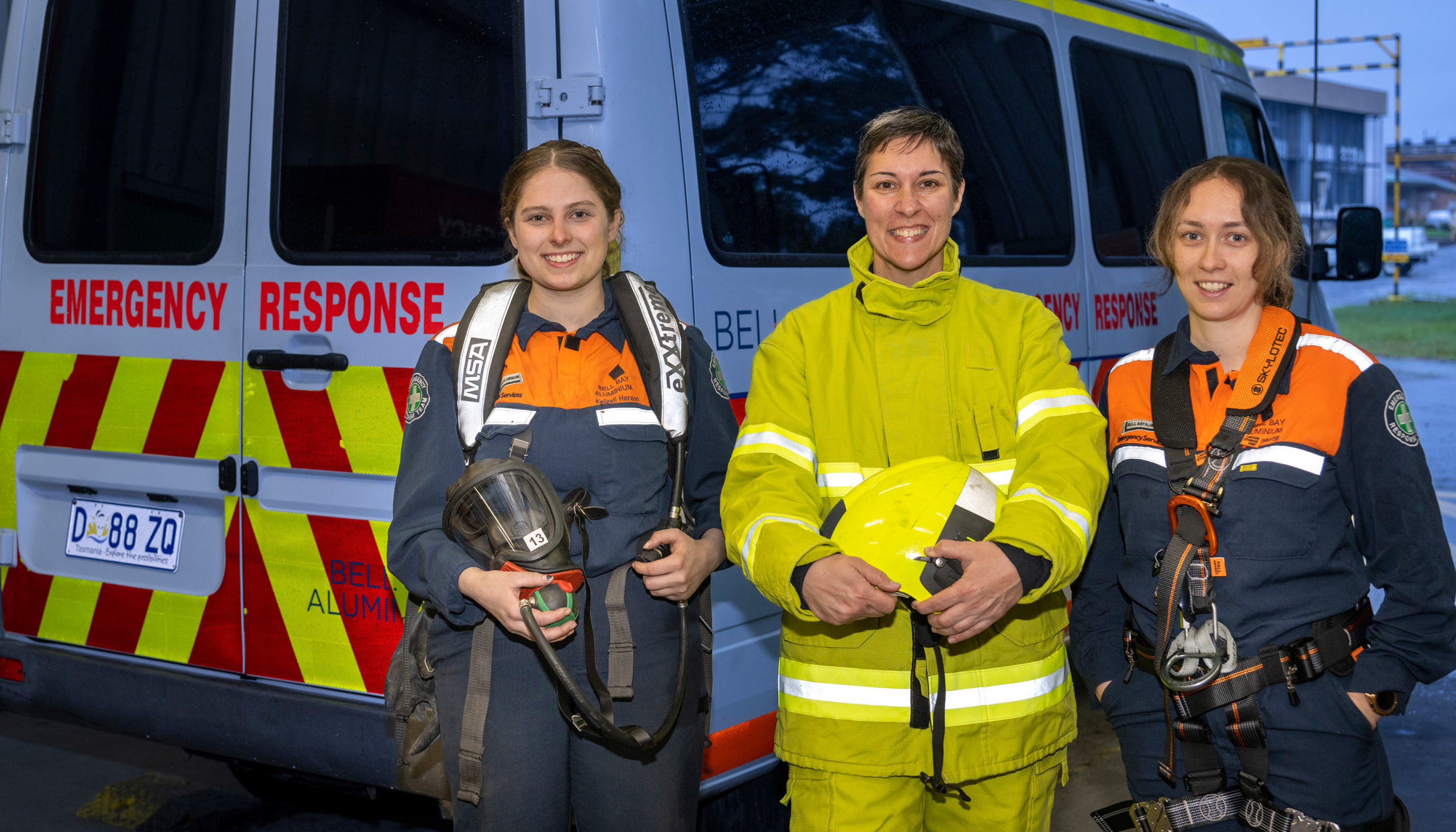 Bell Bay Aluminium team members in Emergency Response Competition
