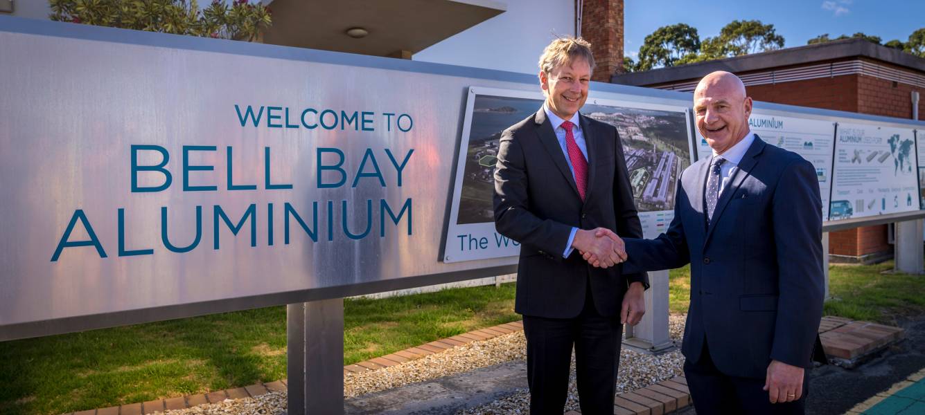 Tasmania and Rio Tinto partner for a strong and sustainable future at Bell Bay