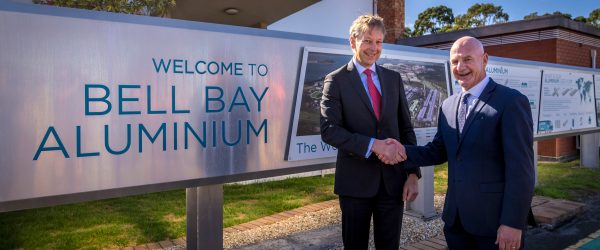Bell Bay Aluminium and Tasmanian Government MoU signing
